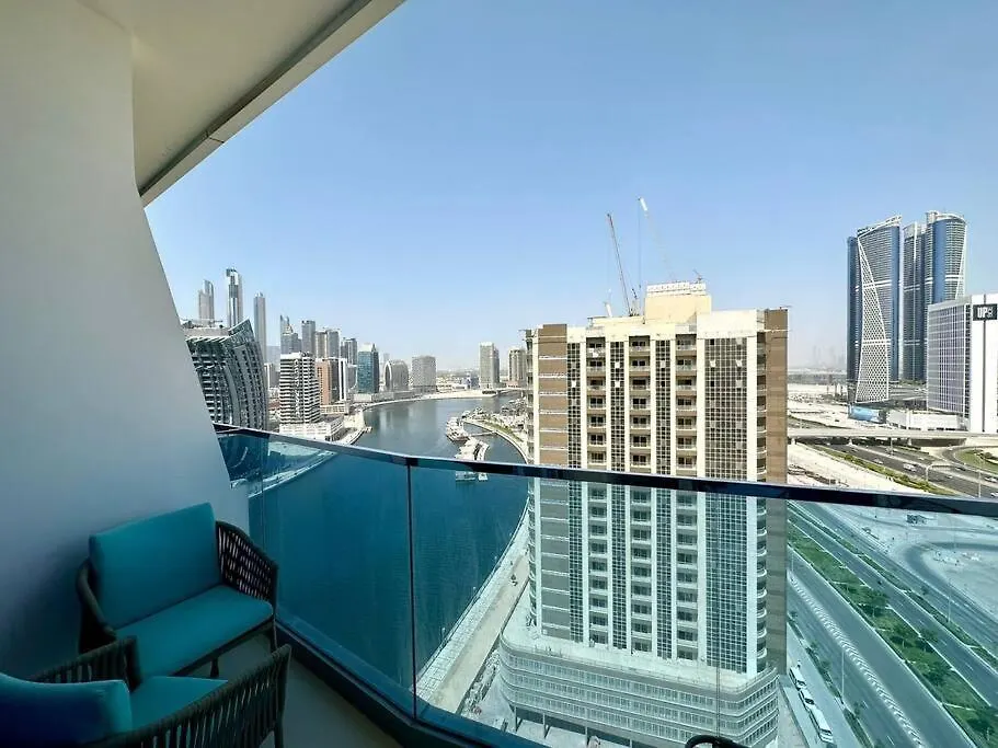 Modern Furnished Studio With Canal View , High Floor Dubai